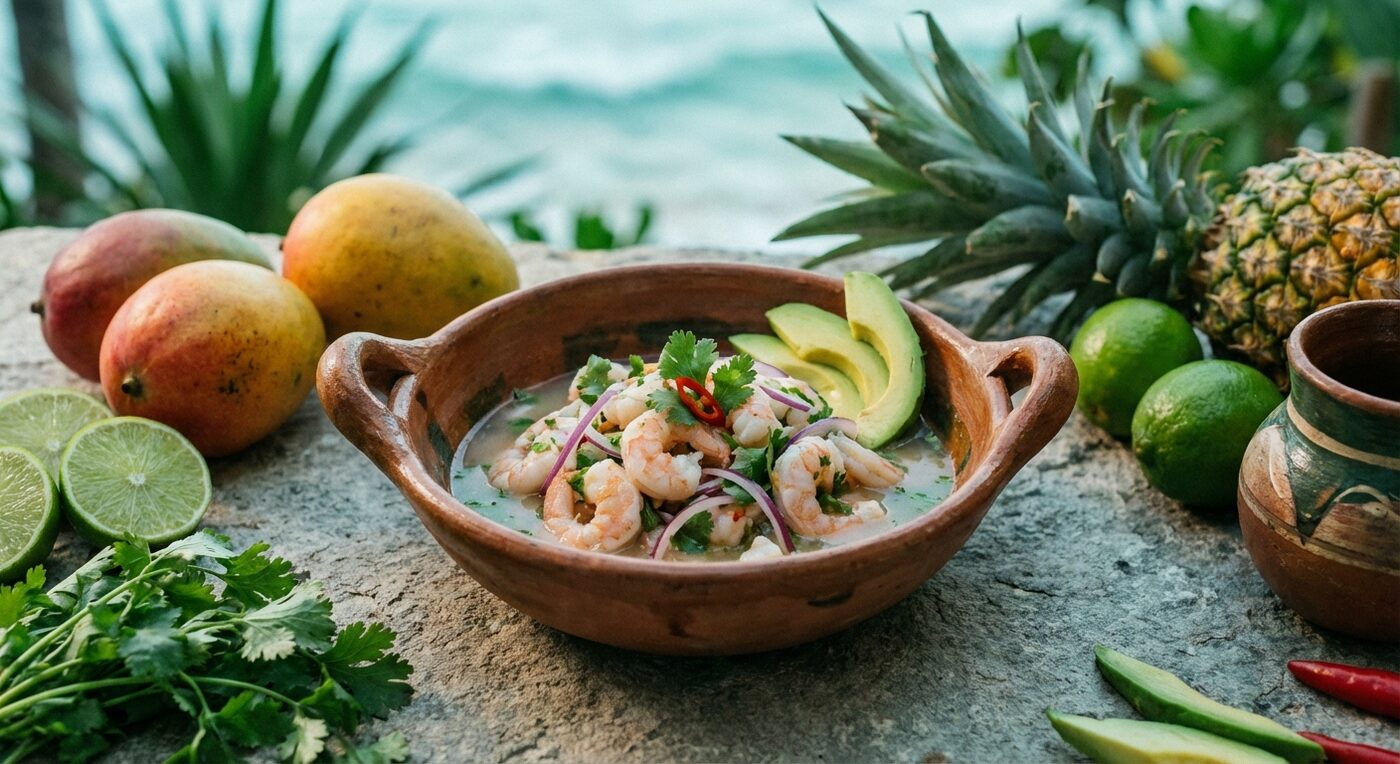 Gulf shrimp ceviche